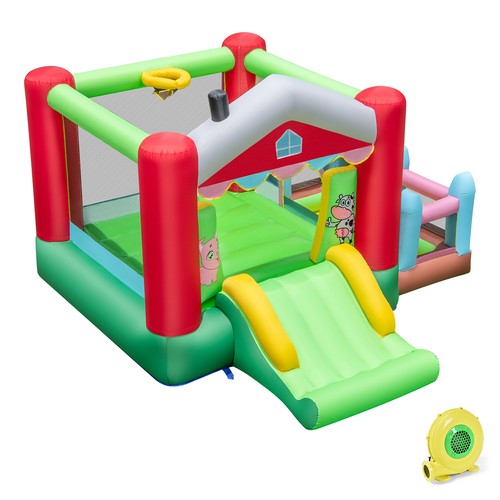 Inflatable bounce house - inflatable, 4-in-1