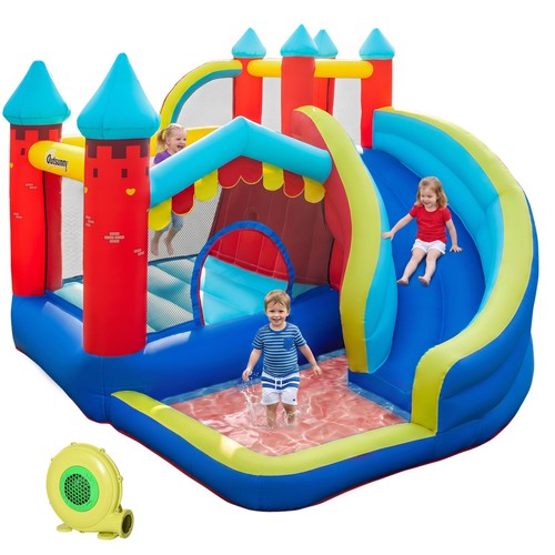 Outsunny kids bouncy castle - kids,