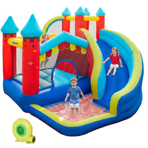 Kids bouncy castle slide - bouncy,