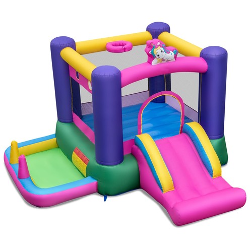 Gymax inflatable bounce - gymax,
