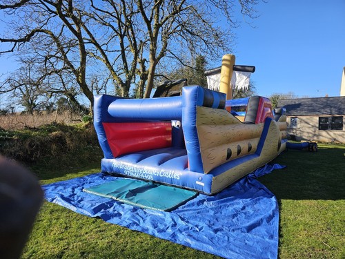 Inflatable pirate ship bouncy - inflatable,