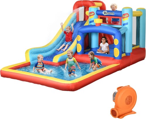 Inflatable bounce house - inflatable, kids