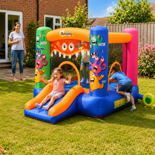 Bouncy castle inflatable - bouncy,