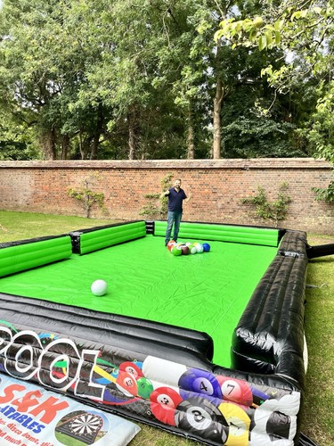 Hire 26x16 inflatable football - hire,