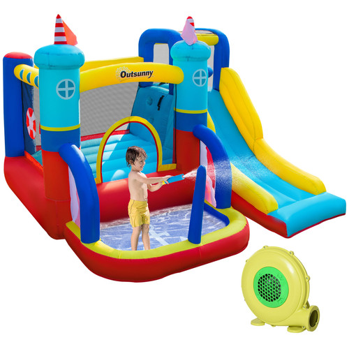 Kids bouncy castle inflatable - castle,