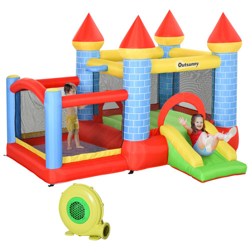 Outsunny bouncy castle - outsunny, 4
