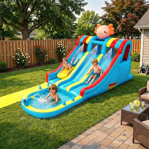 Kids water park bounce - bounce, house